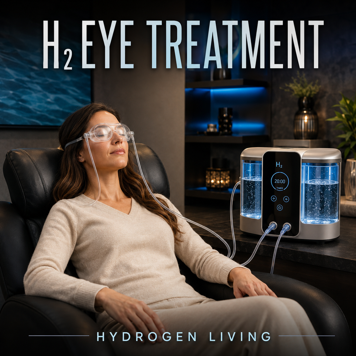 Molecular Hydrogen Eye Treatment (Goggles)