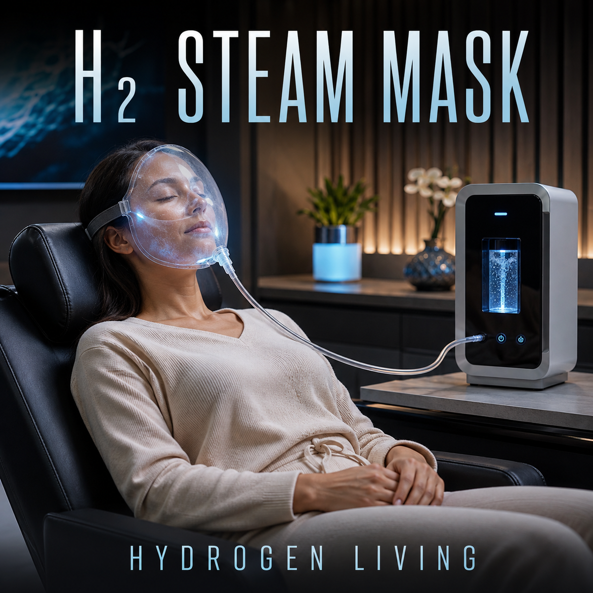 Molecular Hydrogen Facial Steam Mask Treatment (Steam Mask)